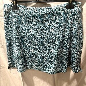 Tranquility by Colorado Clothing Blue Smocked Mini skort